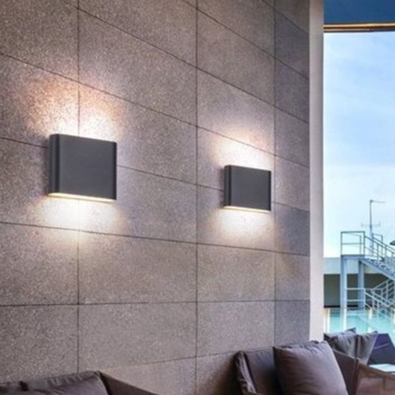 Up and Down Lighting Wall Mount Light Fixture Simplicity Waterproof Sconce Light for Living Room