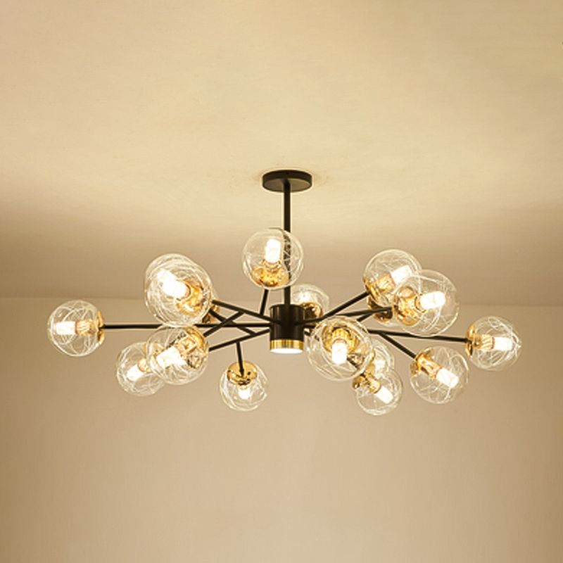 Contemporary Wrought Iron Hanging Chandelier Ceiling Hanging Light Fixture