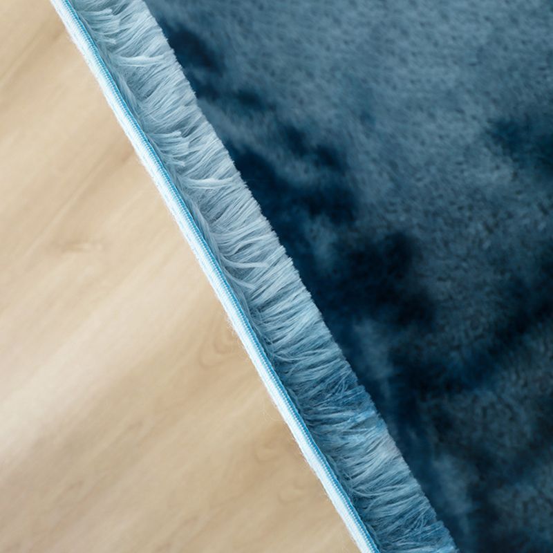 Creative Tie Dye Shag Area Rug Polyester Indoor Carpet Non-Slip Backing Rug for Home Decoration