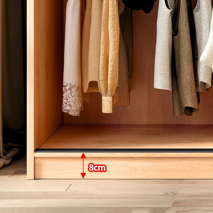 Engineered Wood Wardrobe Cabinet With Drawer Modern Wardrobe Armoire