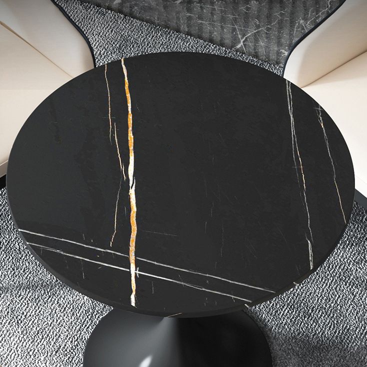 Modern Style Sintered Stone Dining Set Round 1/2/5 Pieces Dining Set for Home Use