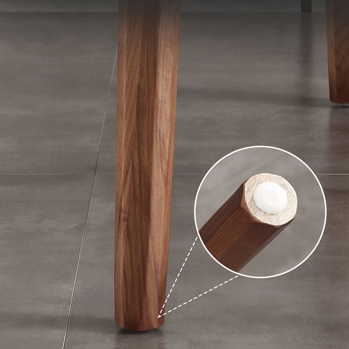 Chaise d'appoint en cuir industriel, finition mate, chaise de salle à manger Parsons