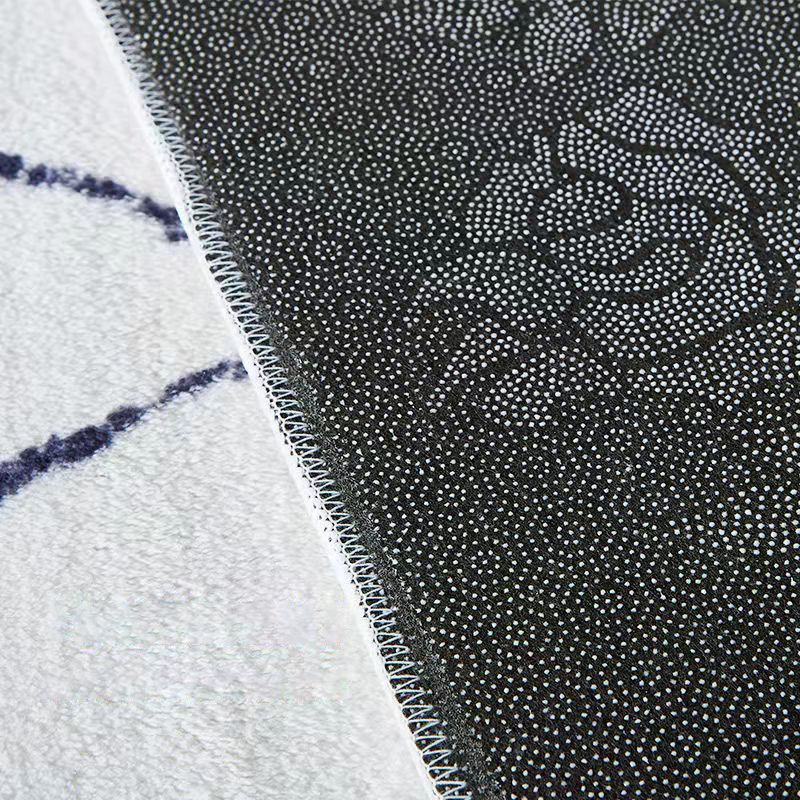 Alfombra de área de patrón a cuadros elegante alfombra de poliéster marrón alfombra resistente a la alfombra para decoración del hogar