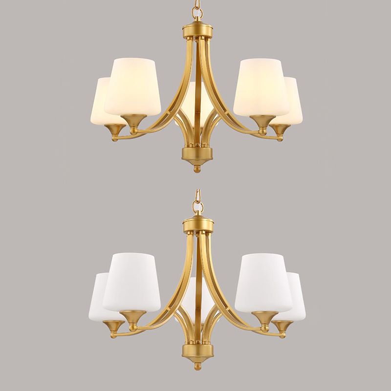American Style Geometric Chandeliers Chandelier Lighting Fixtures Glass Pendant Lighting