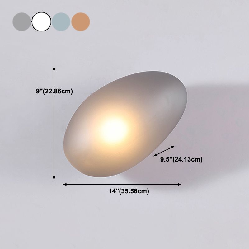 Luz de pared de vidrio creativo Luz de pared LED moderna para dormitorio