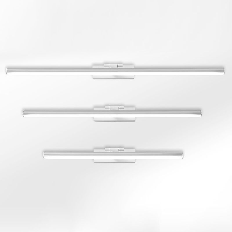 LED Vanity Wall Light Fixtures with Silicone Shade Modern Mirror Front Light