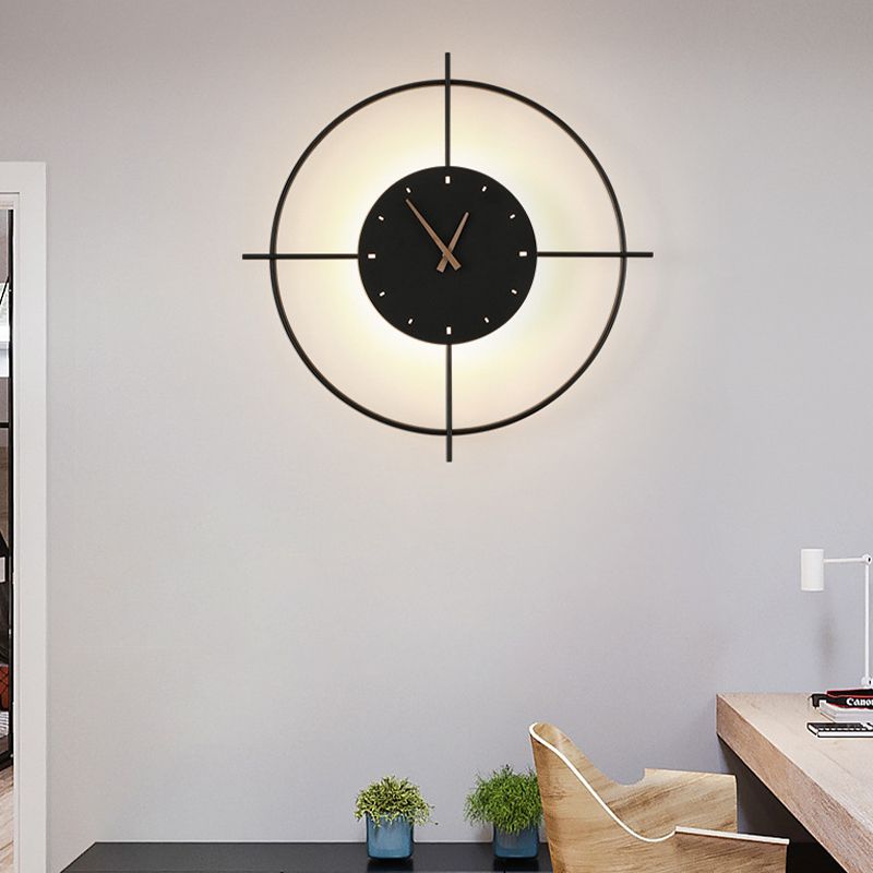 Single Matte Black/Golden Wall Mounted Sconce LED Wall Light for Dining Room