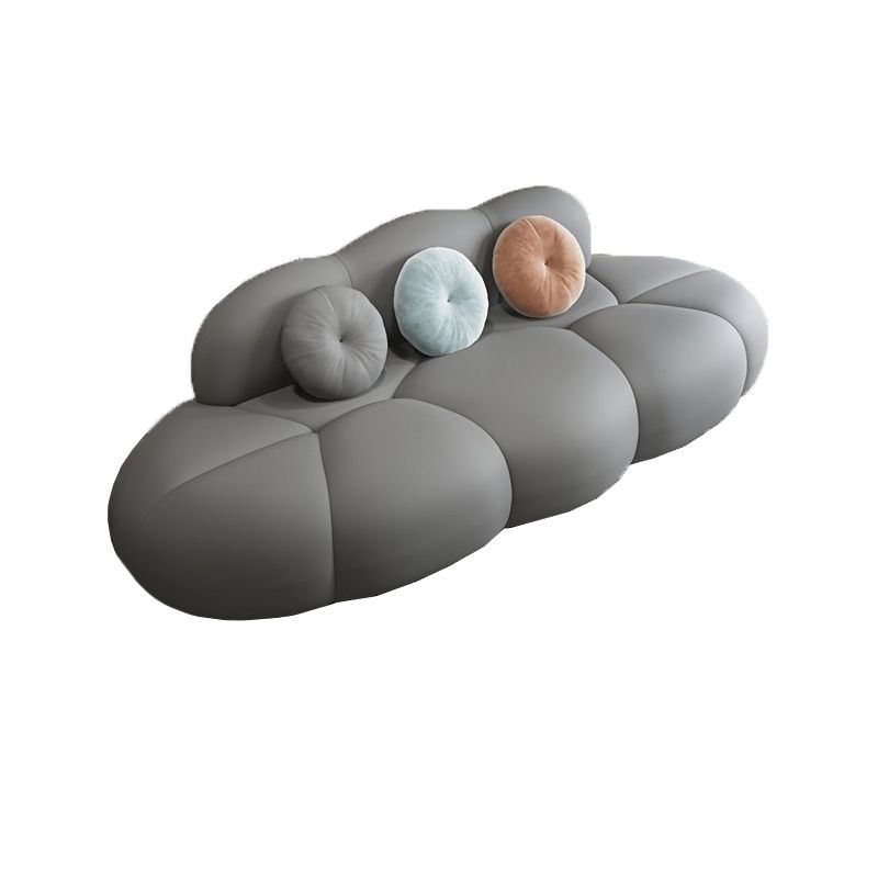 Contemporary Curved Sofa Tight Back Sofa for Living Room, Apartment