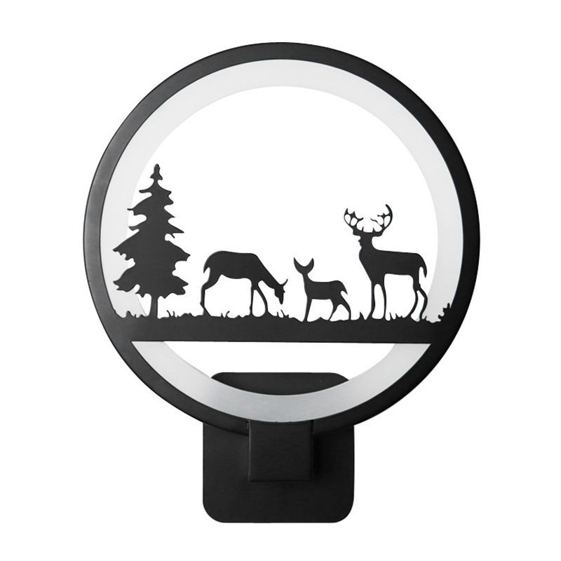 Lumière réglable 1 Applexionne de mur de nuance rond