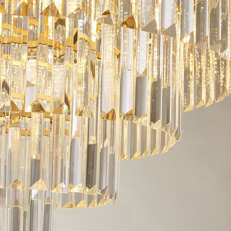 Modern Style Geometric Island Light Fixtures Crystal Island Pendants for Kitchen Island