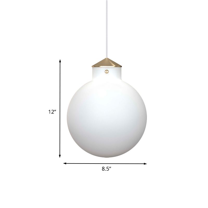 Plafond de plafond en laiton Light Pendre simple 1 bulbe LACE BLANC SUSPENSION DE LA BLAND POUR LE COURDE