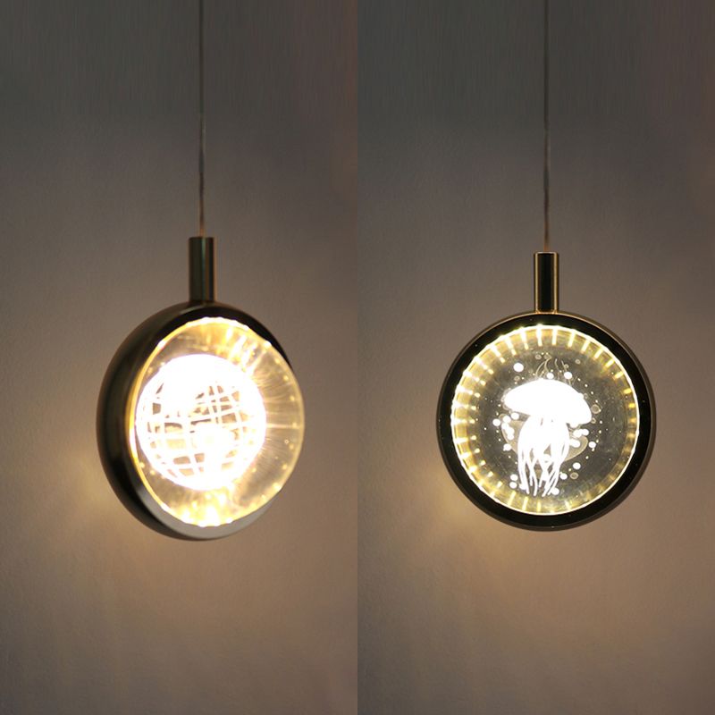 Luce a pendolo a LED LEDULUM GOLDO NOVITÀ SEMPRE CRIDULE CRIDULE LUCE PER CAMERA DA LETTA
