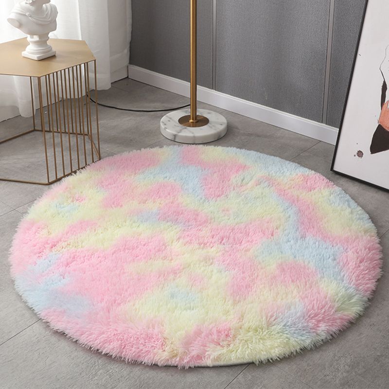 Eenvoudige vaste kleur Tapijten Multi-kleuren Polyster Area Tapijt Non-slip achterste Pet Vriendelijke gemakkelijk verzorging binnen Tapijt voor slaapkamer