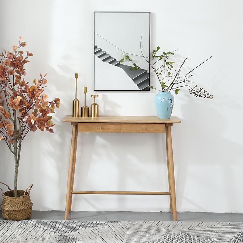 Modern Pub Height Dining Table Natural Oak Counter Height Table