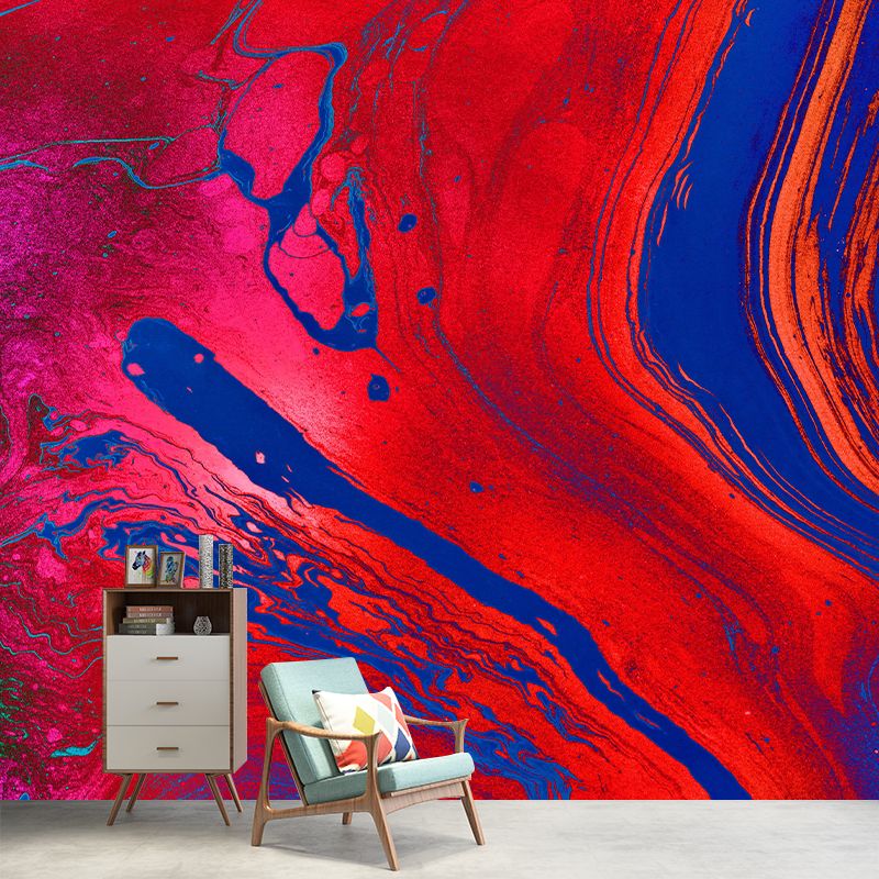 Resistant Wallpaper Customized Abstract Mural Mildew for Dining Room