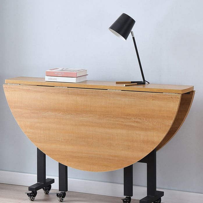 MDF Dining Table Mid-Century Modern Style Sled Base Table for Dining Room