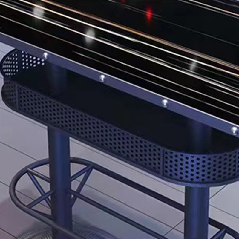 Industrial Style Bistro Bar Table Metal Base Bar Table for Bar