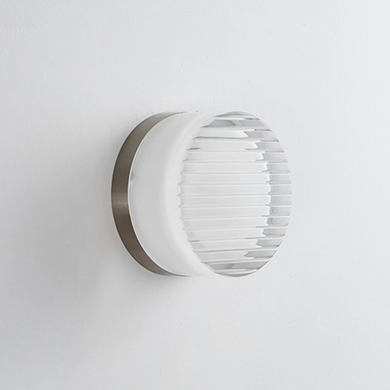 Modern Simple Shape Wall Mounted Light 1 Light Metal Flush Mount Wall Sconce