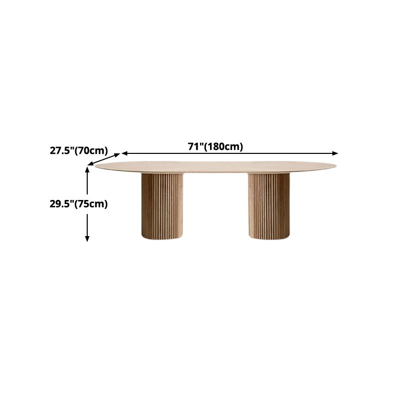 Mesa de comedor de madera maciza de pino