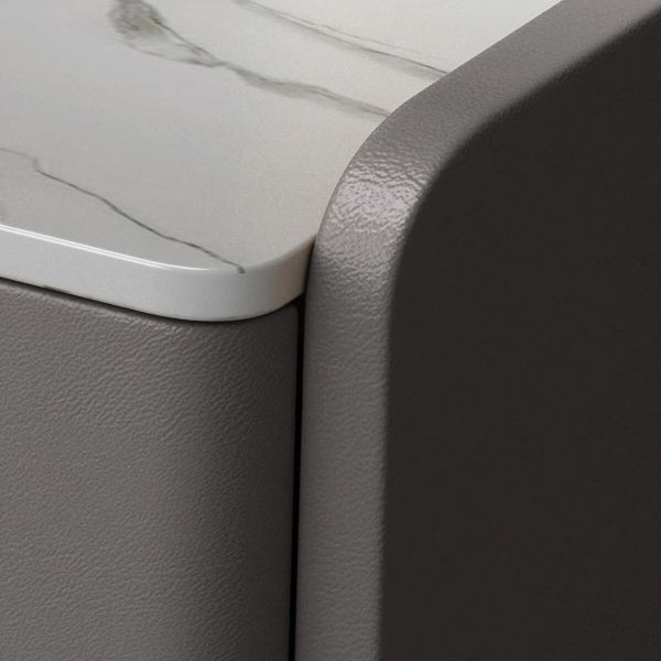 Contemporary Double Drawers Make-up Vanity Marble Makeup Vanity Desk Table