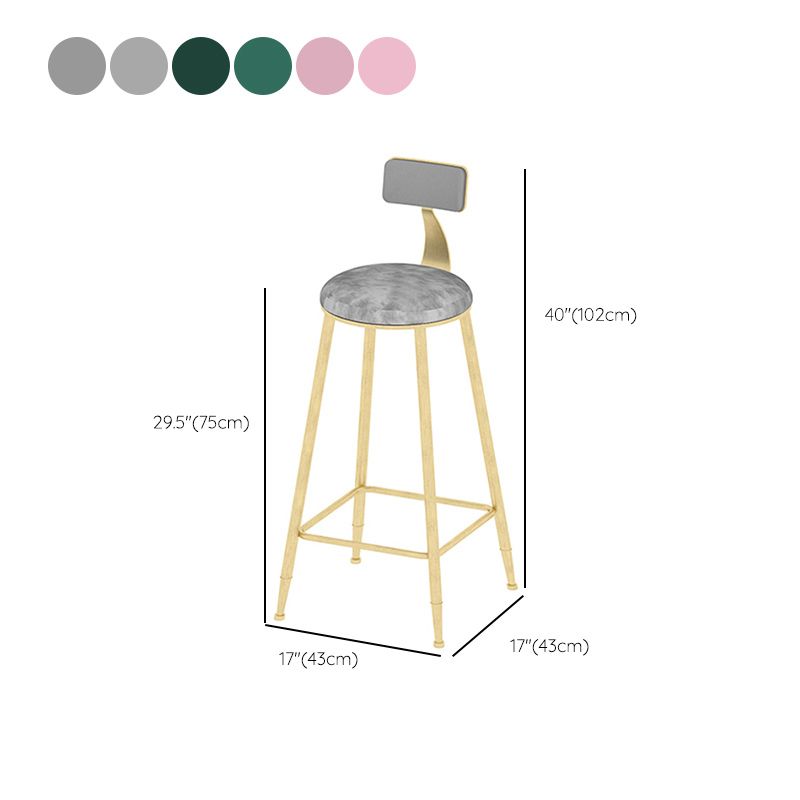 Glam Style Fixed Pub Set 1/3 Pieces Stone Oval Counter Table Set