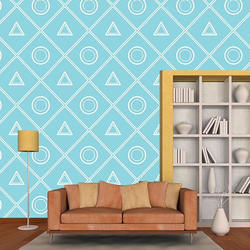 Geometry Wall MuralModern Decorative Dining Room Wall Decor, Custom Size Available