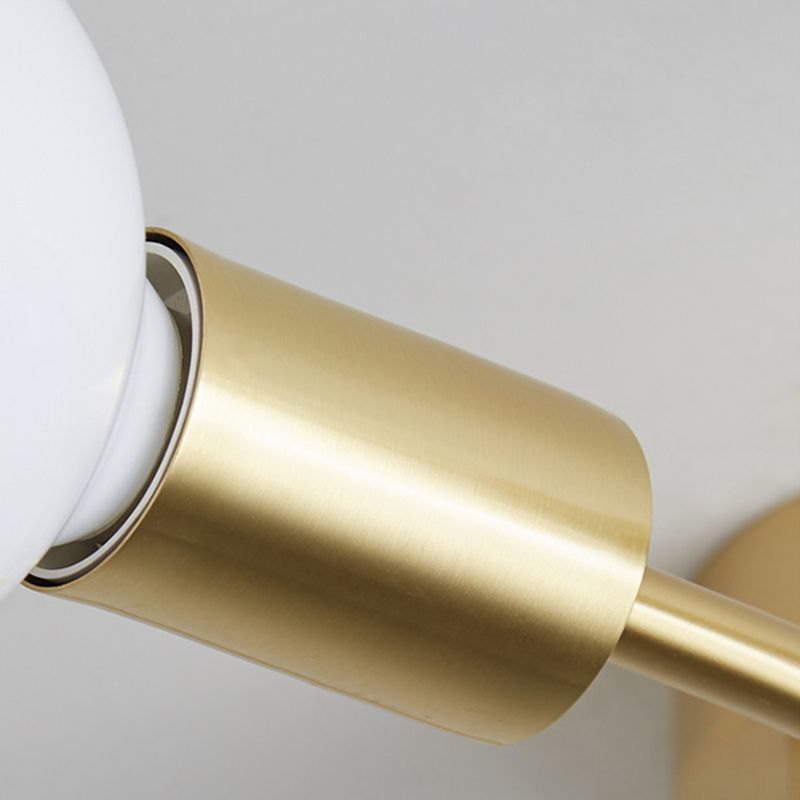 Brass Radial Semi Flush Mount in Industrial Classic Style Copper Ceiling Light for Interior Spaces
