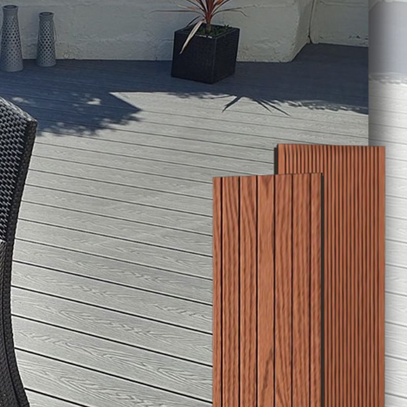 3D Embossed Wood Grain Flooring Modern Style Non-slip Wood Flooring