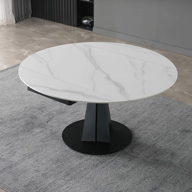Modern Sintered Stone Dining Round Table Set 1/4/5/7 Pieces Dining Set