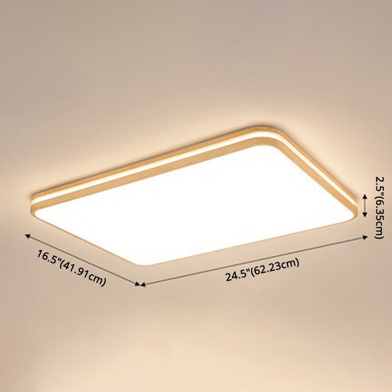 Geïntegreerde LED semi-inbouwverlichtingsarmaturen Ultra-moderne acryl plafondgemonteerde kroonluchter voor slaapkamer