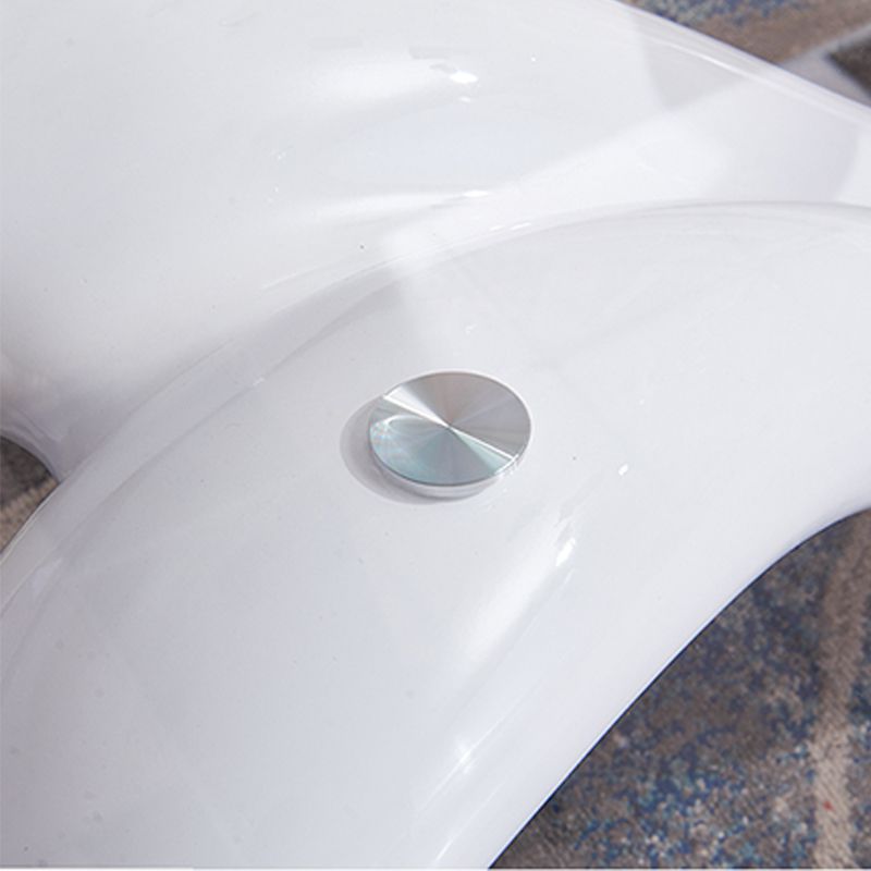 Abstract 1 Single Cocktail Table Modern Clear Glass Top Coffee Table