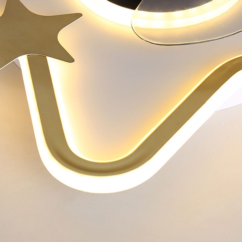 Ventilateur de plafond de style moderne Light LED MONT PLADIER LED AVEC OBRIQUE D'ACRYLIQUE POUR CHAMBRE