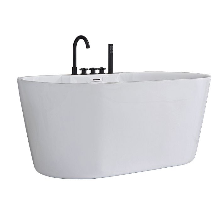 Soaking Antique Finish Bath Stand Alone Modern Oval Bath Tub