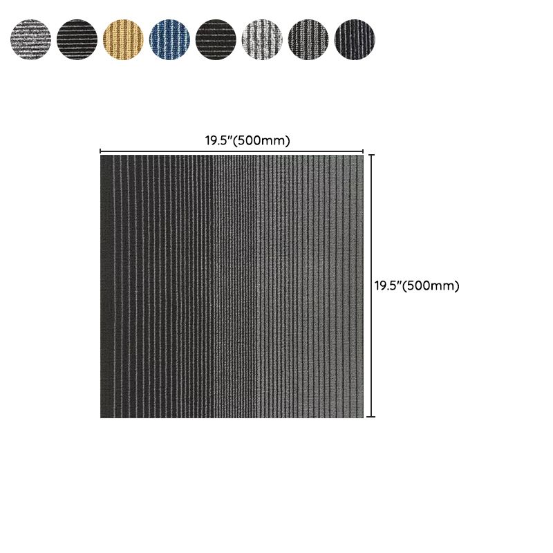 Basic Ombre Carpet Tiles Loose Lay Non-Skid Carpet Floor Tile