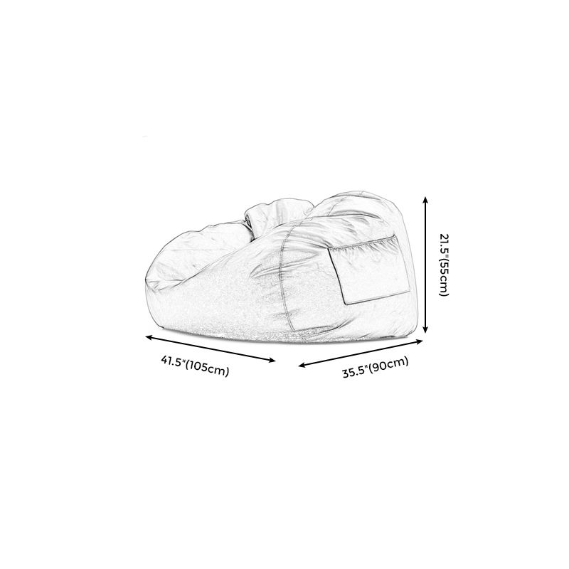 PU Arms Included Barrel Accent Chair with Fixed Back for Living Room and Bedroom