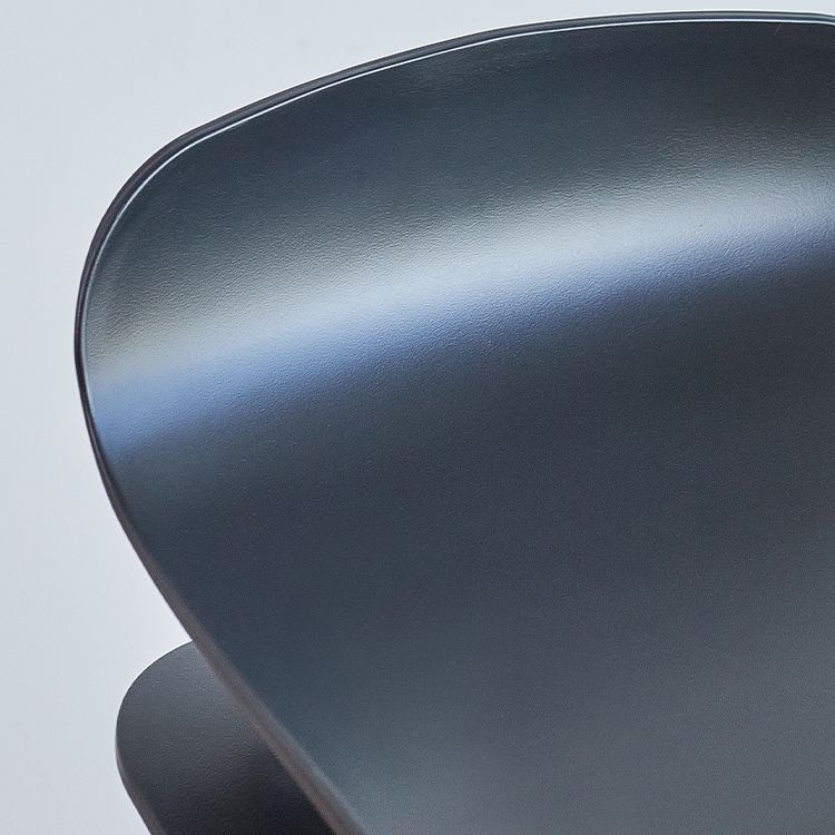 Scandinavian Restaurant Footrest Stool Matte Finish Plastic Bar Stool