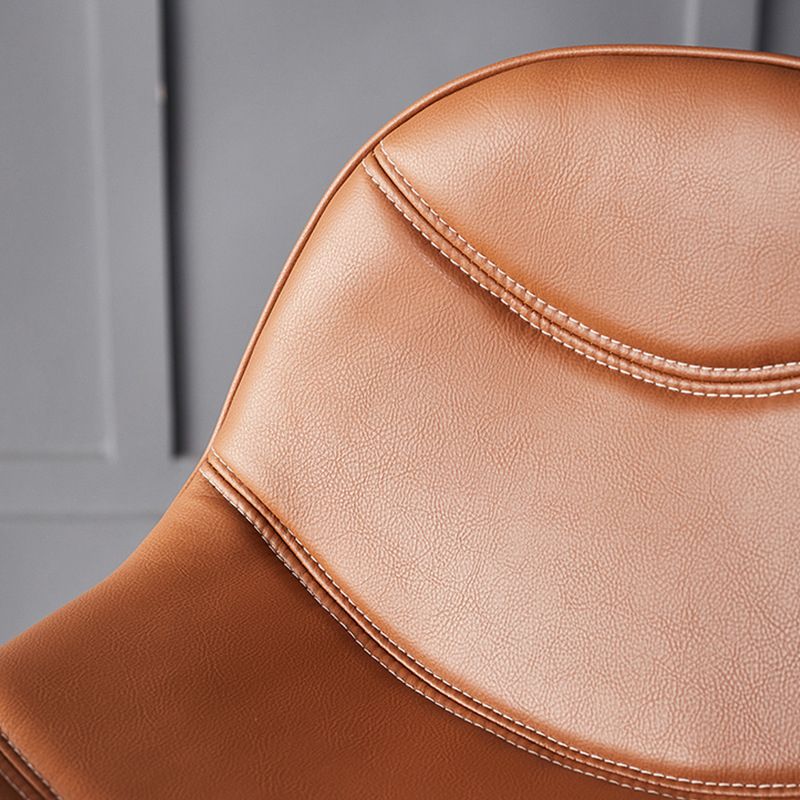 Modern Style Bar-stool Bucket Seat Counter Bar Stool with Metal Legs for Home