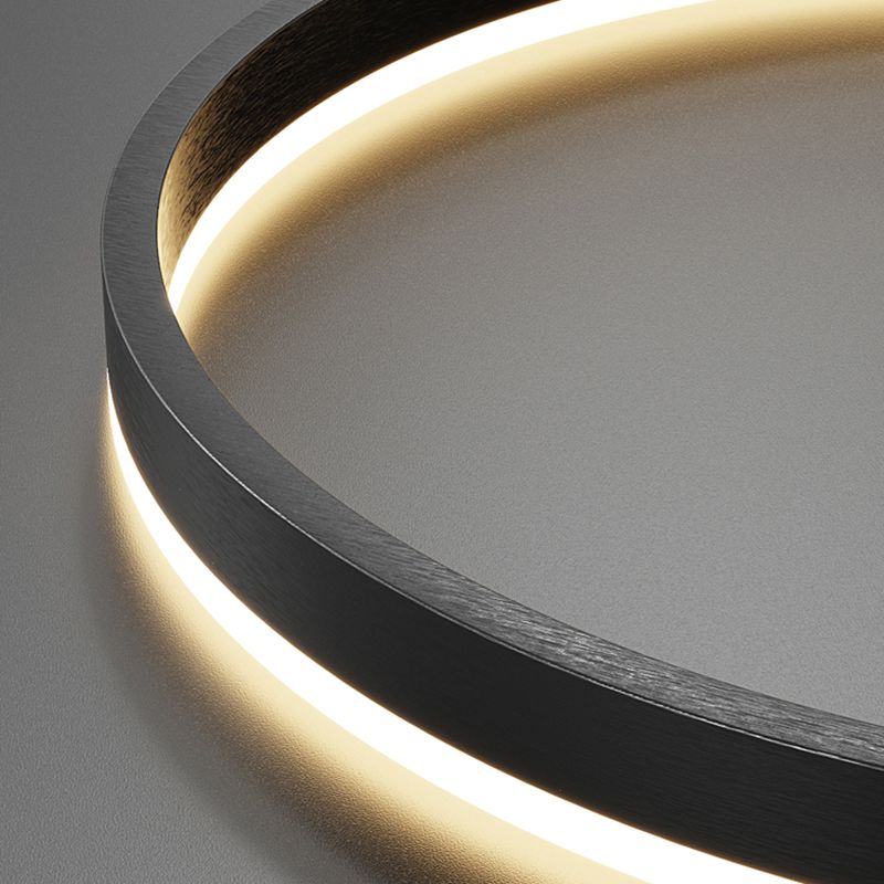 Apparecchi a soffitto in metallo nero Minimalismo Minimalismo LED ALIMENTI A TERIME