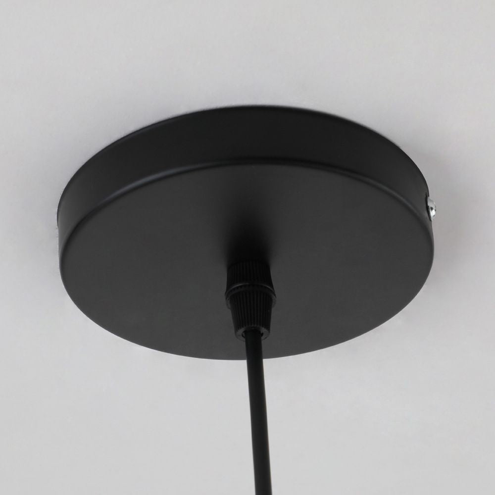 Nordic Simple Hanging Ceiling Light Circular Metal LED Hanging Light Fixtures for Restaurant