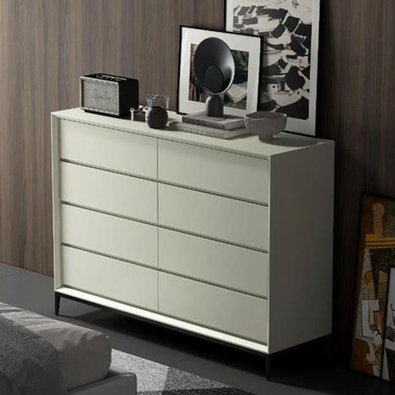 Wooden Storage Chest Modern Dresser with 3/4/5/8 Drawers , 15.6 Inch Width