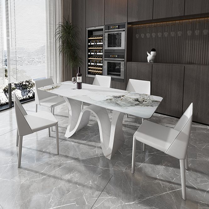 Modern Style Dining Table Sintered Stone Table for Dining Room