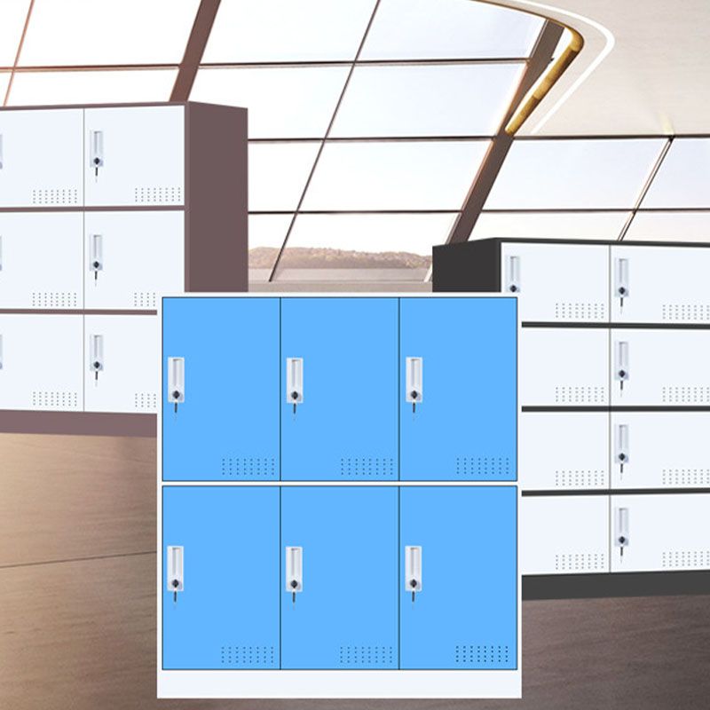 Modern Non-Hanging Armoire with Hinged Doors Matte Finish Storage Cabinet