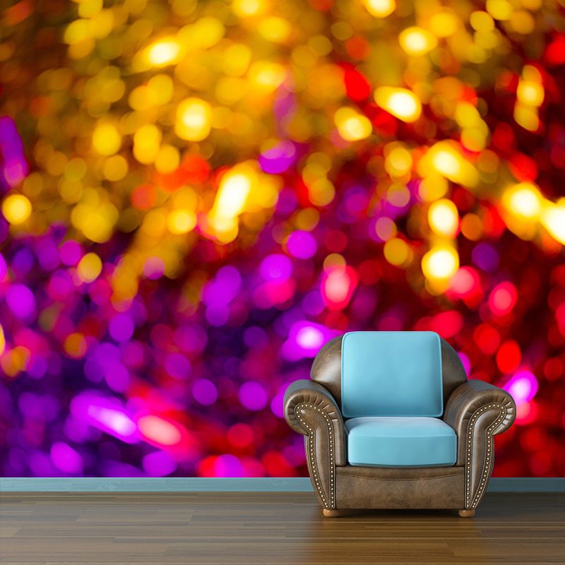 Blurry Pattern Mural Wall Covering for Living Room Eco-friendly for Decoration