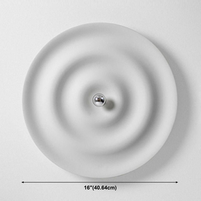 Simplicity Contemporary Wall Sconce Light with Metal Shade for Bedroom