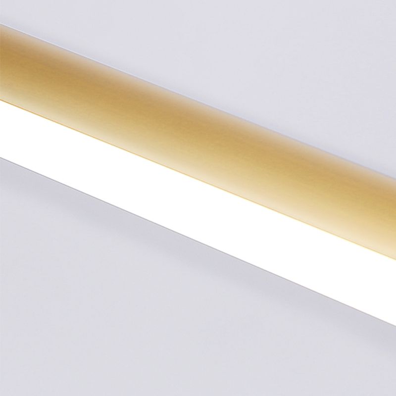 Luz de la pared de metal lineal Luz de la pared de la pared moderna Luz de pared de espejo de 1 luces