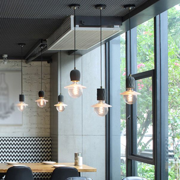 Indoor Bar Pendant Light Nordic Simple Style Cement Simple Light Hanging Light Fixture
