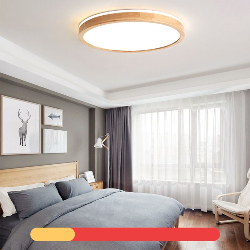 Modern Flush Mount Light Fixture 1-Light Living Room Flush Mount Ceiling Light with Acrylic Shade