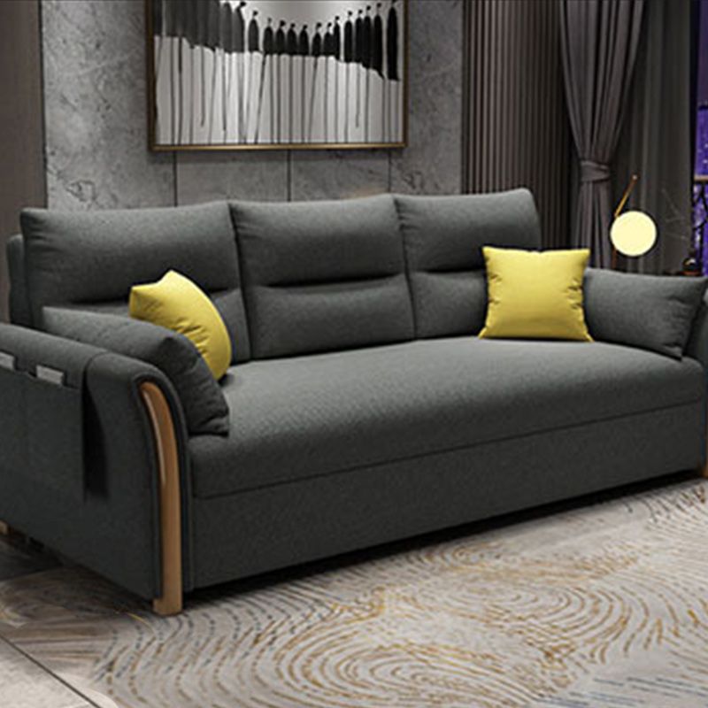 Fabric Sofa Bed Settee Furniture Flared Arm Latex Filled Sofa
