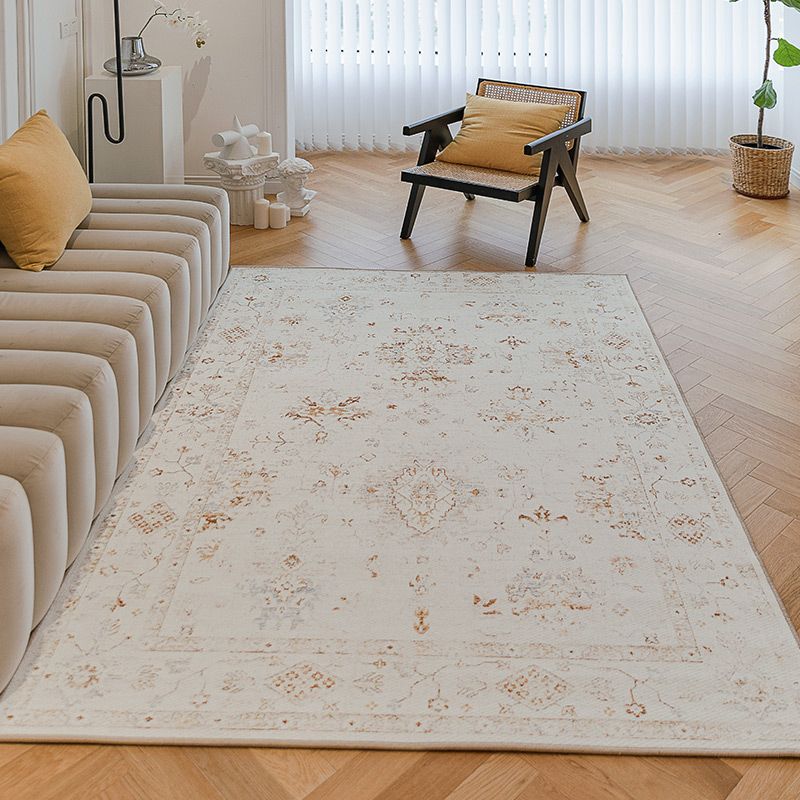 Reisweiß traditioneller Teppich Blendententeppich nicht rutschfestem Teppich für Wohnzimmer