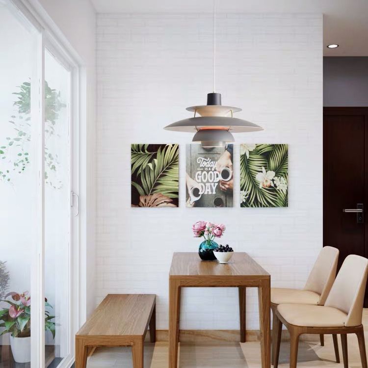 Aluminium nordique multi-couleurs en option en aluminium Light Light 1-Light Minimism Lighting Forwing For Restaurant Cafe Shop